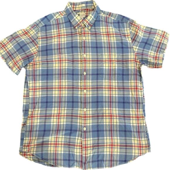 J. Crew Other - J. Crew Tailored Fit Men’s Short-Sleeve Button-Down Shirt-Size Large
